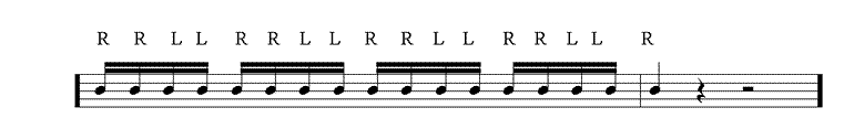 Seventeen Stroke Roll