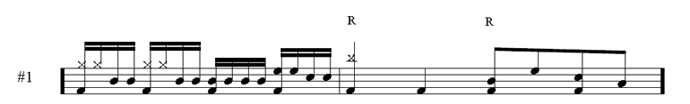 Seventeen Stroke Roll #1