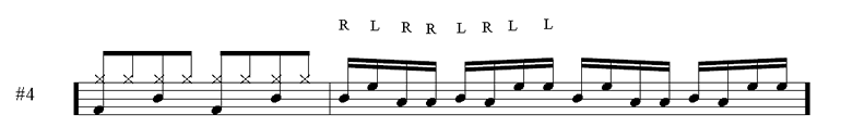 Single Paradiddle #4